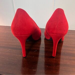 Nine West Vibrant Red Heels
